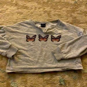 Girls cropped sweater
